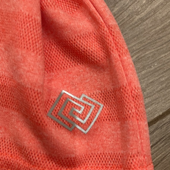 Mens Zelos XXL coral stripe wicking and breathability shirt! Great for the gym - Picture 5 of 7